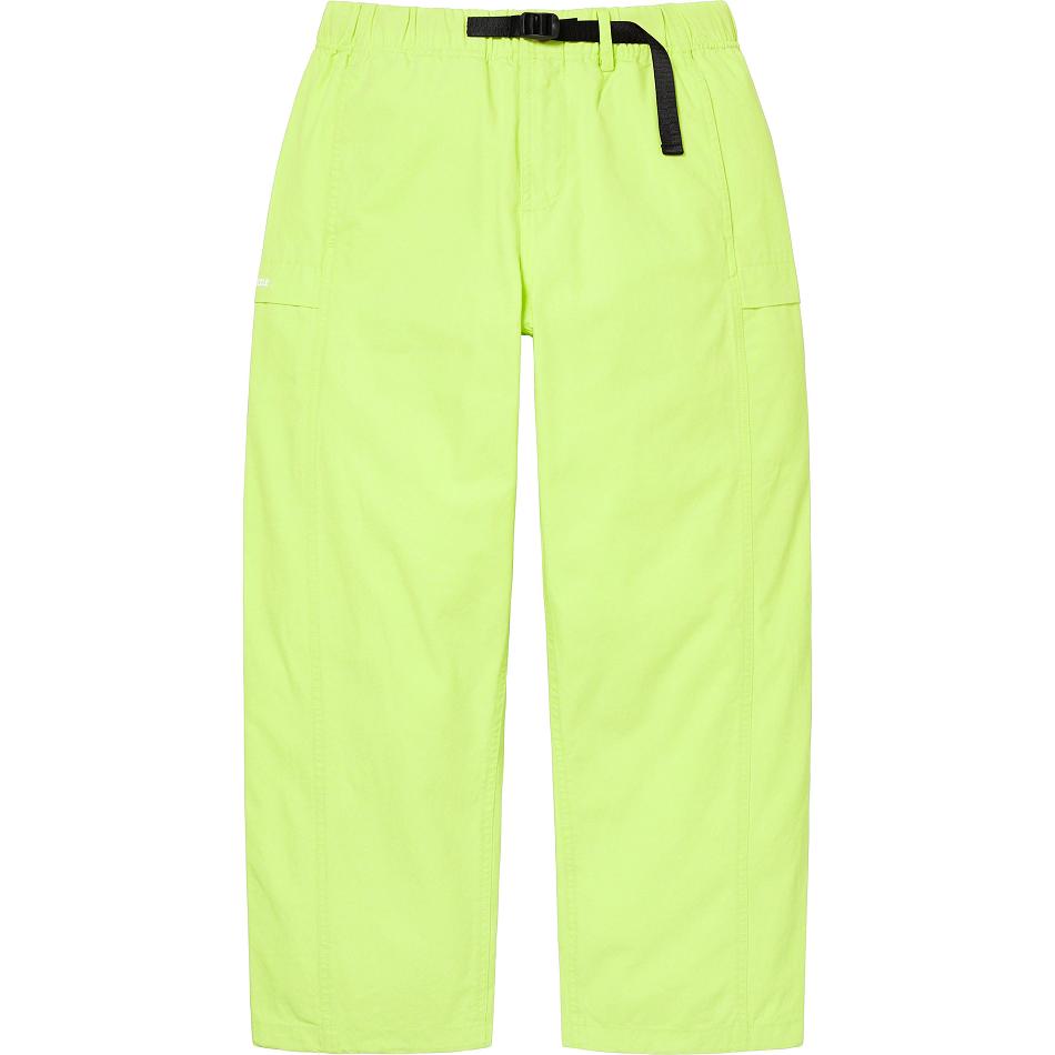 Supreme Belted Trail Pant Pants Green | PH416FM