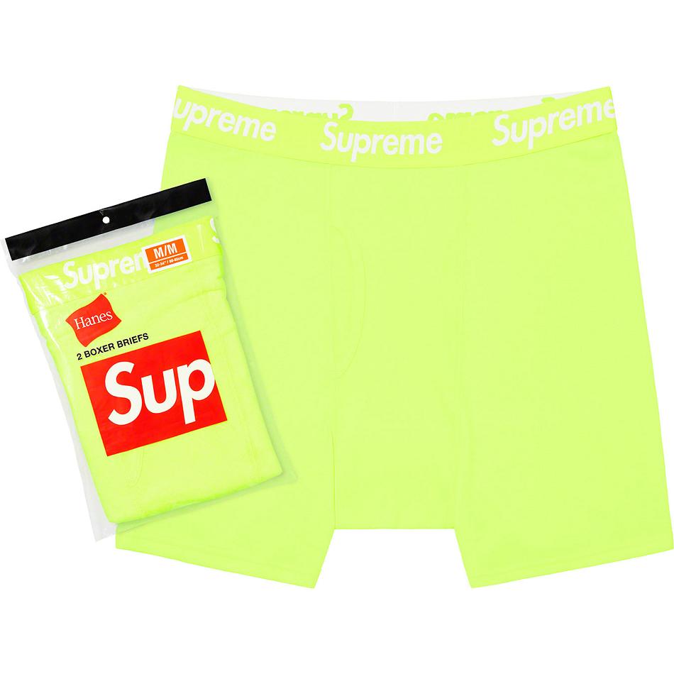 Supreme Hanes® Boxer Briefs (2 Pack) Underwear Green | PH100PQ