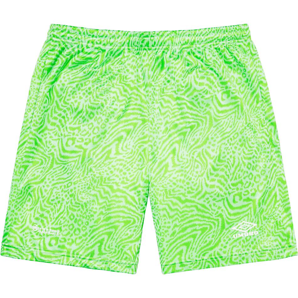 Supreme Jacquard Animal Print Soccer Shorts Green | PH362SO