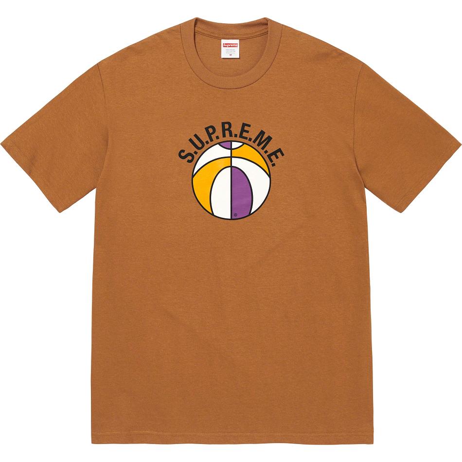 Supreme League Tee T Shirts Brown | PH231AP