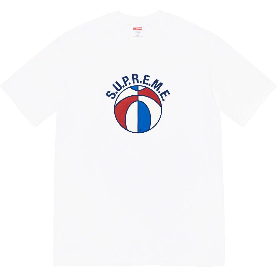 Supreme League Tee T Shirts White | PH232SO