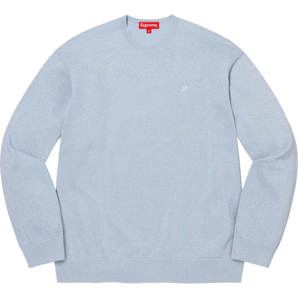 Supreme Metallic L/S Top Sweaters Turquoise | PH334PQ