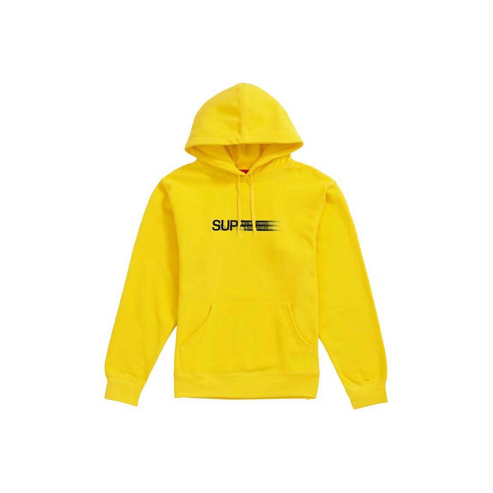 Supreme Motion Logo Hooded Sweatshirts Yellow | PH264KI