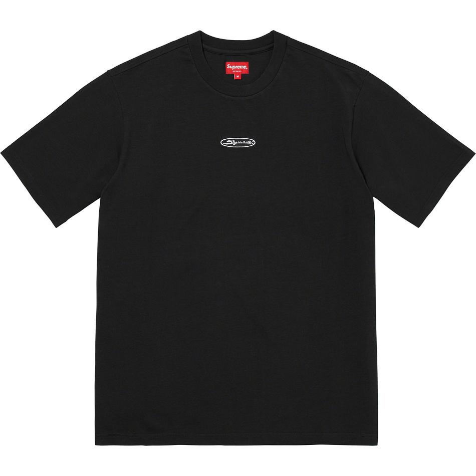 Supreme Oval Logo S/S Top Sweaters Black | PH337DN