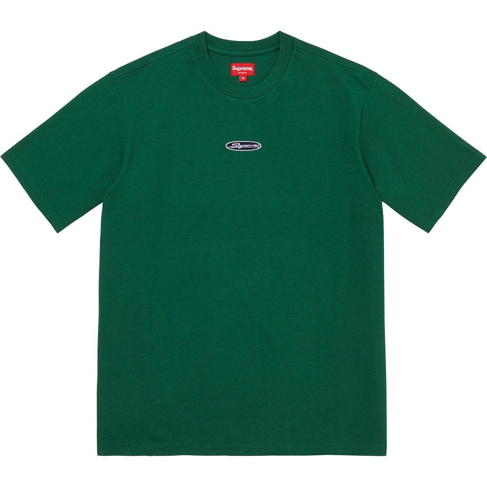 Supreme Oval Logo S/S Top Sweaters Green | PH336SO