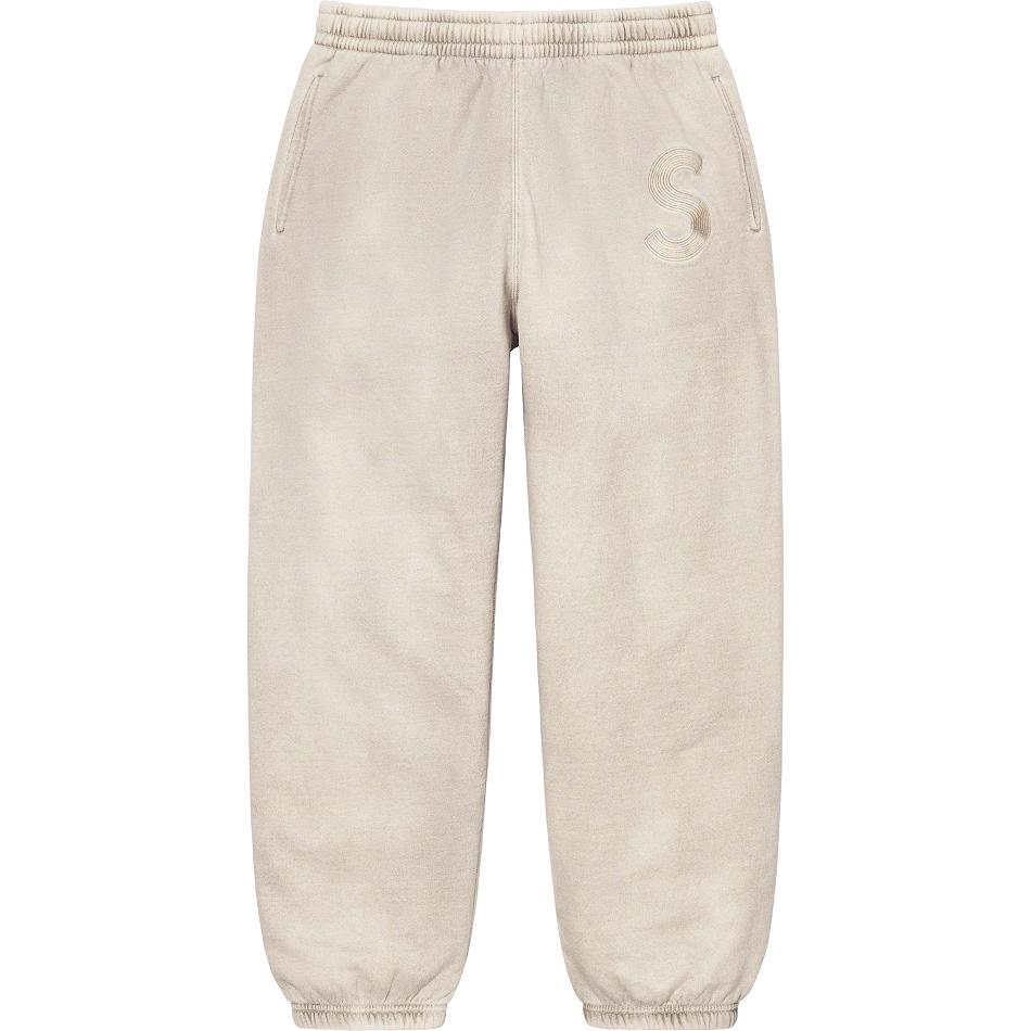 Supreme Overdyed S Logo Sweatpant Pants Beige | PH402MA