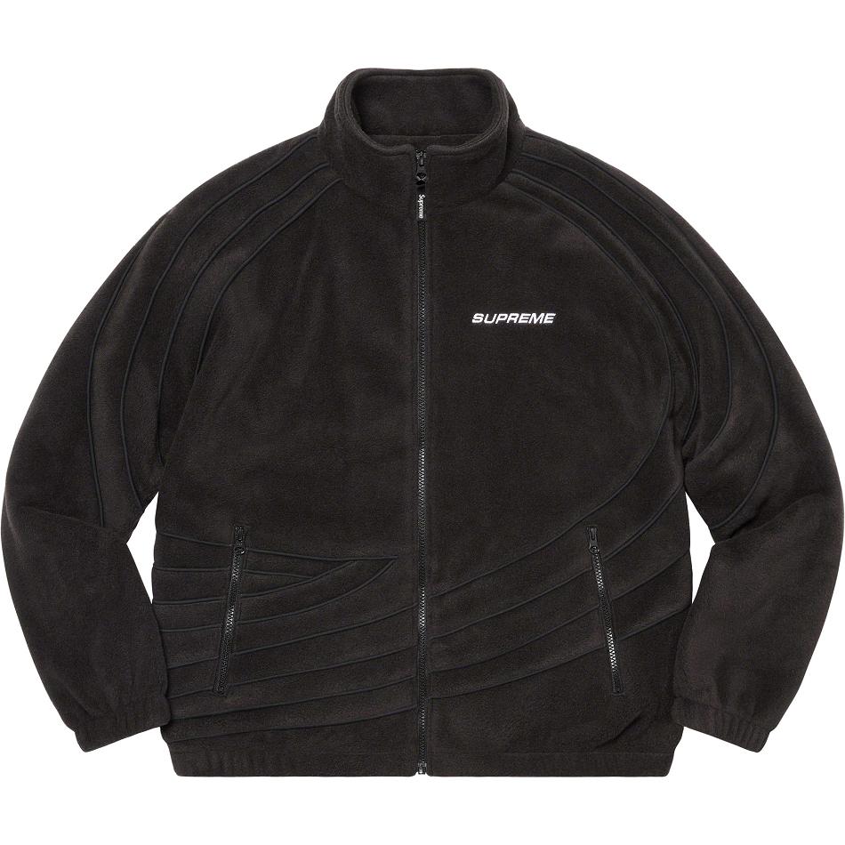 Supreme Racing Fleece Jackets Black | PH444HK