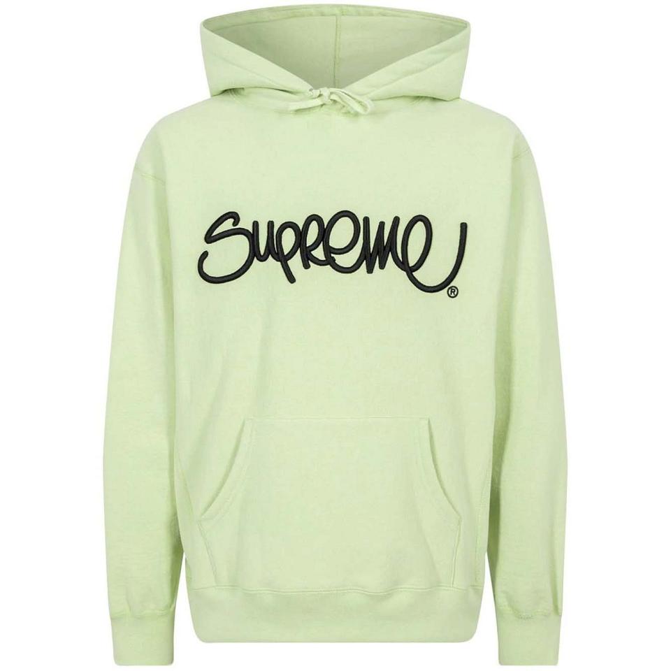 Supreme Raised Handstyle Hoodie Yello | PH470HK