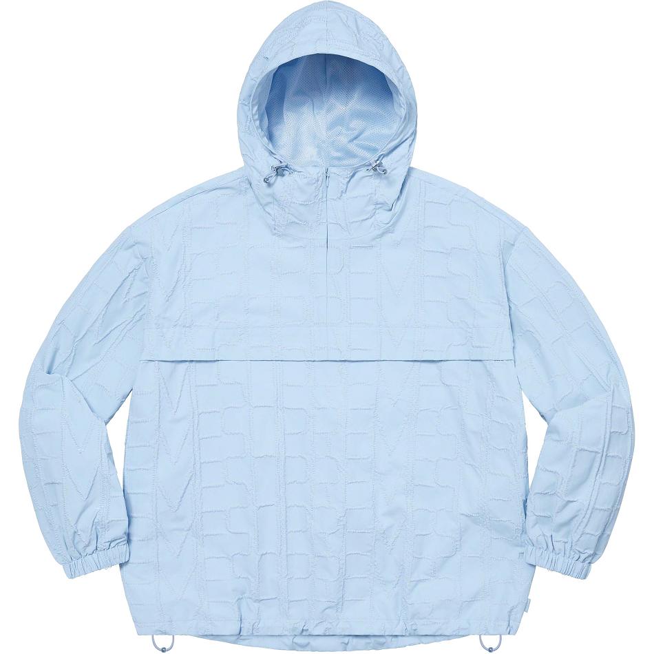 Supreme Repeat Stitch Anorak Jackets Blue | PH441DN