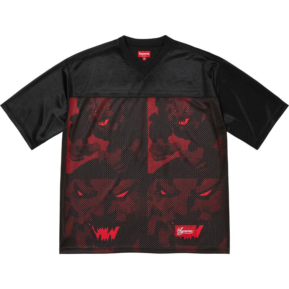 Supreme Ronin Football Jersey Sweaters Black | PH305UT