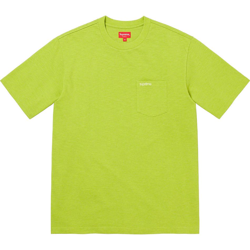 Supreme S/S Pocket Tee Sweaters Green | PH321VD