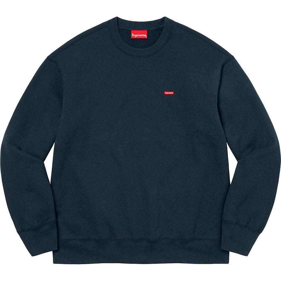 Supreme Small Box Crewneck Sweatshirts Navy | PH284SO