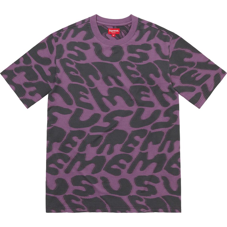 Supreme Stacked Intarsia S/S Top Sweaters Purple | PH309AP