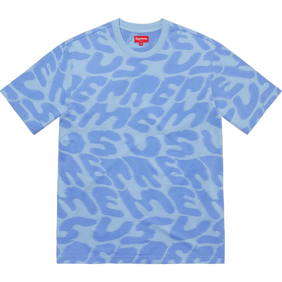 Supreme Stacked Intarsia S/S Top Sweaters Blue | PH310SO