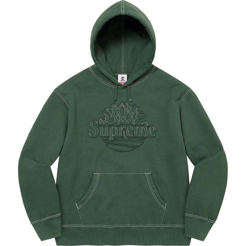 Supreme Timberland® Hooded Sweatshirts Green | PH303TV