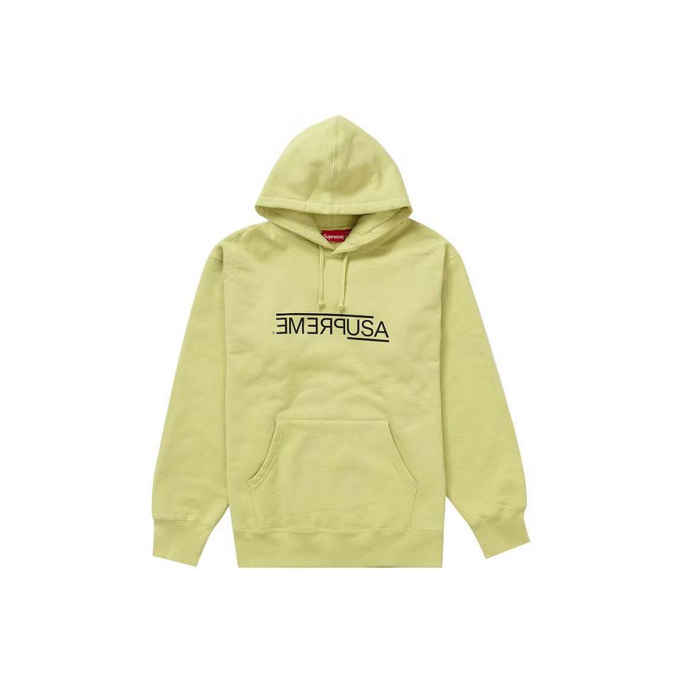 Supreme USA Hooded Sweatshirts Yellow | PH255OR