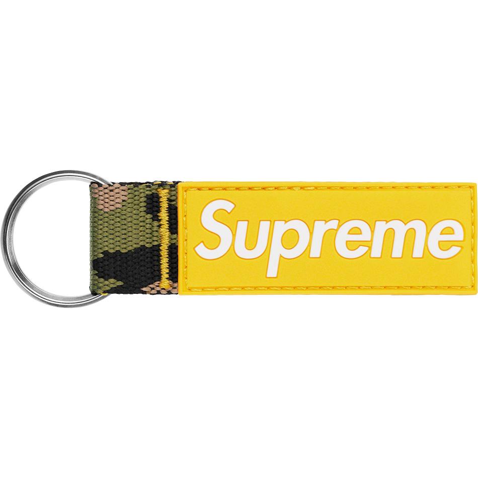 Supreme Webbing Keychain Accessories Yellow | PH181DN