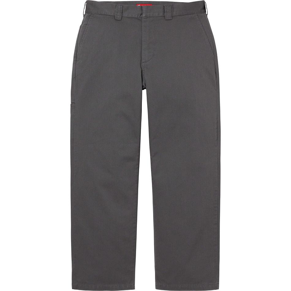 Supreme Work Pant Pants Grey | PH419JJ