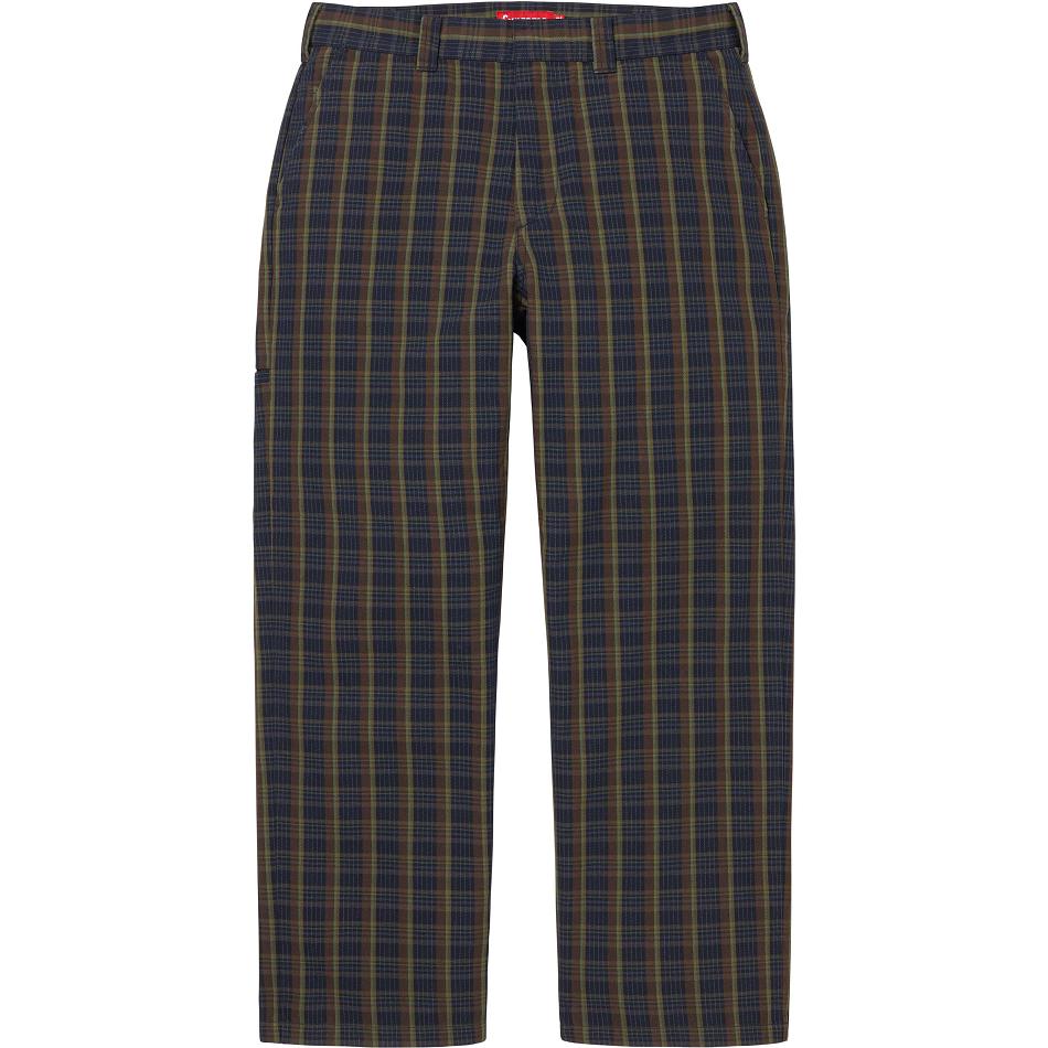 Supreme Work Pant Pants Navy / Black | PH417GL