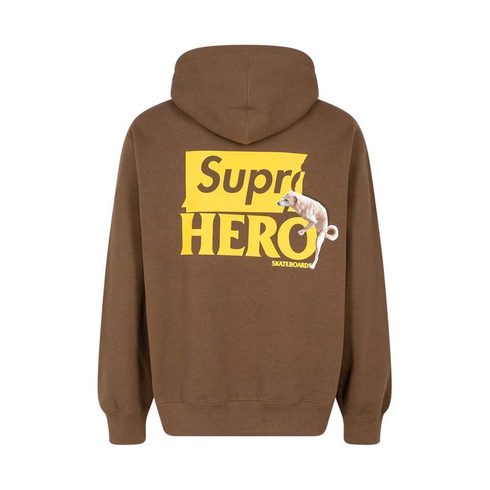 Supreme X Antihero Hoodie Brown | PH460YU