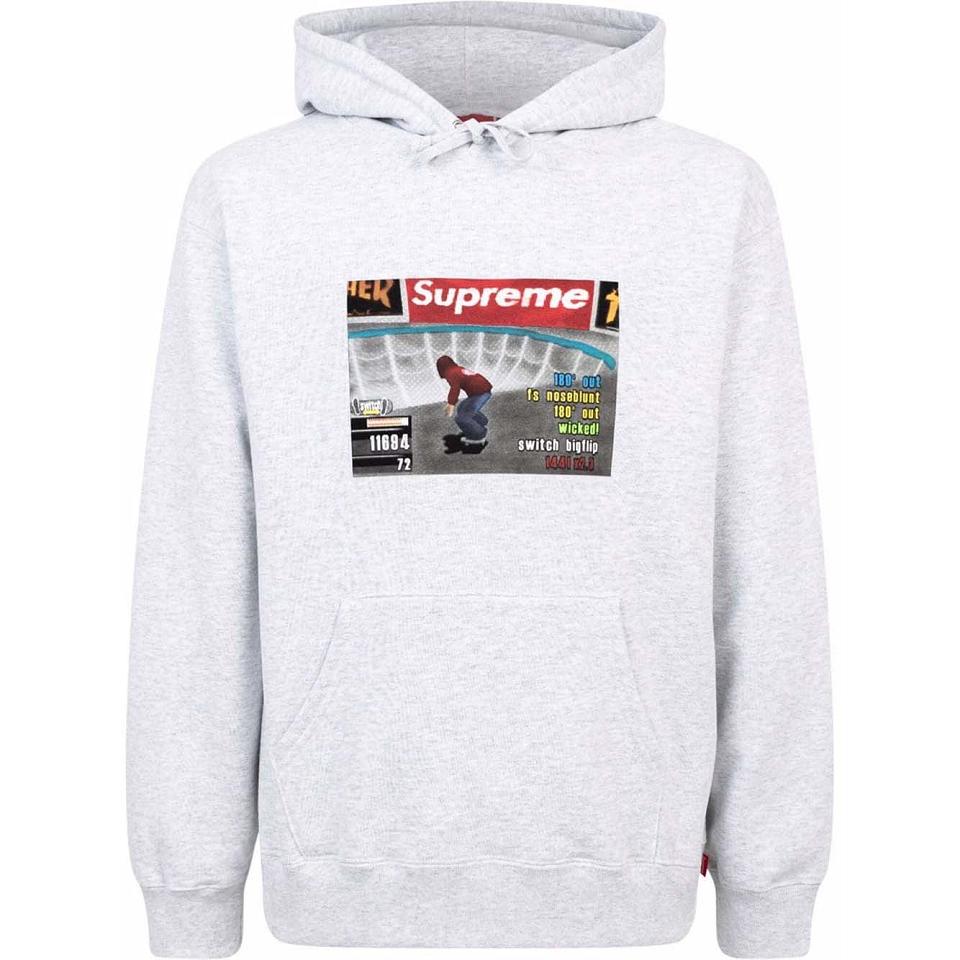 Supreme X Thrasher Logo Print “FW21” Hoodie Grey | PH455QZ