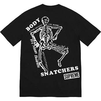 Supreme Body Snatchers Tee T Shirts Black | PH241XF