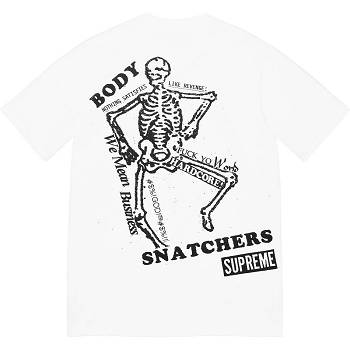 Supreme Body Snatchers Tee T Shirts White | PH245NB