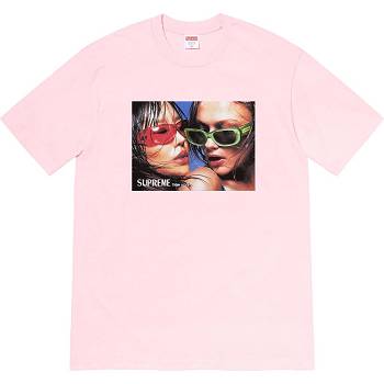 Supreme Eyewear Tee T Shirts Pink | PH225TV