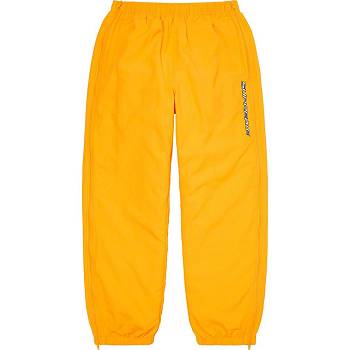 Supreme Full Zip Baggy Warm Up Pant Pants Yellow | PH429QZ