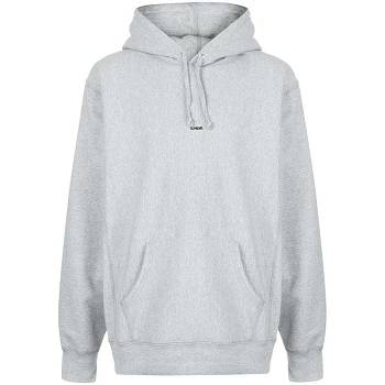 Supreme Gray Micro Logo Hoodie Grey | PH481QZ