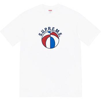 Supreme League Tee T Shirts White | PH232SO