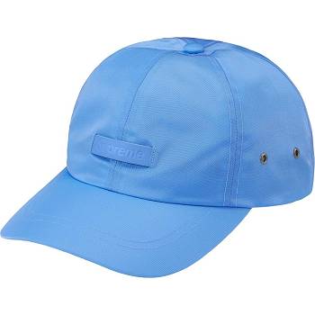 Supreme Leather Patch 6-Panel Hats Blue | PH120RW