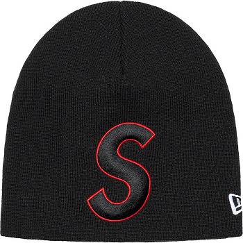 Supreme New Era® S Logo Beanie Hats Black | PH152PQ