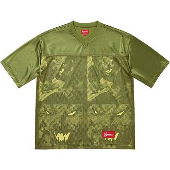 Supreme Ronin Football Jersey Sweaters Olive | PH306IS