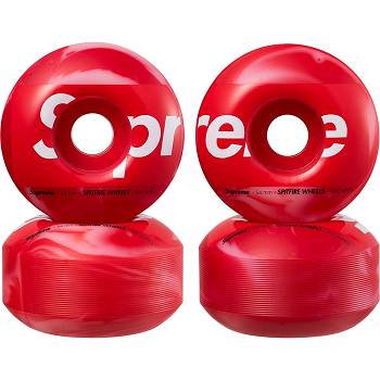 Supreme Spitfire® Shop Wheels (Set of 4) Skateboard Accessories Red | PH174YU