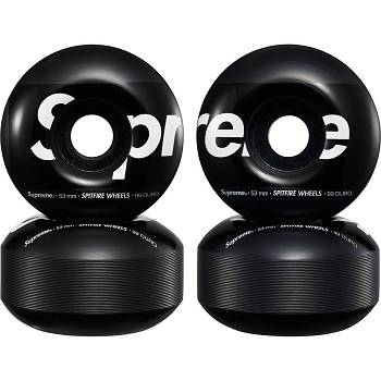 Supreme Spitfire® Shop Wheels (Set of 4) Skateboard Accessories Black | PH175UT