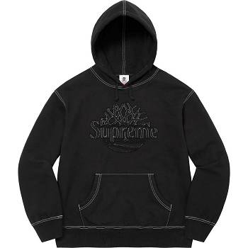 Supreme Timberland® Hooded Sweatshirts Black | PH301EX