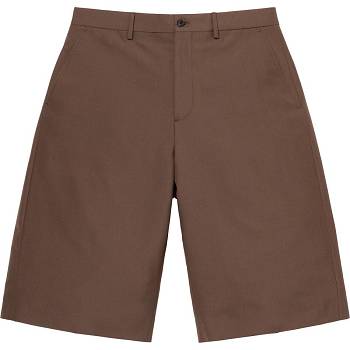 Supreme Wool Trouser Shorts Brown | PH351QZ